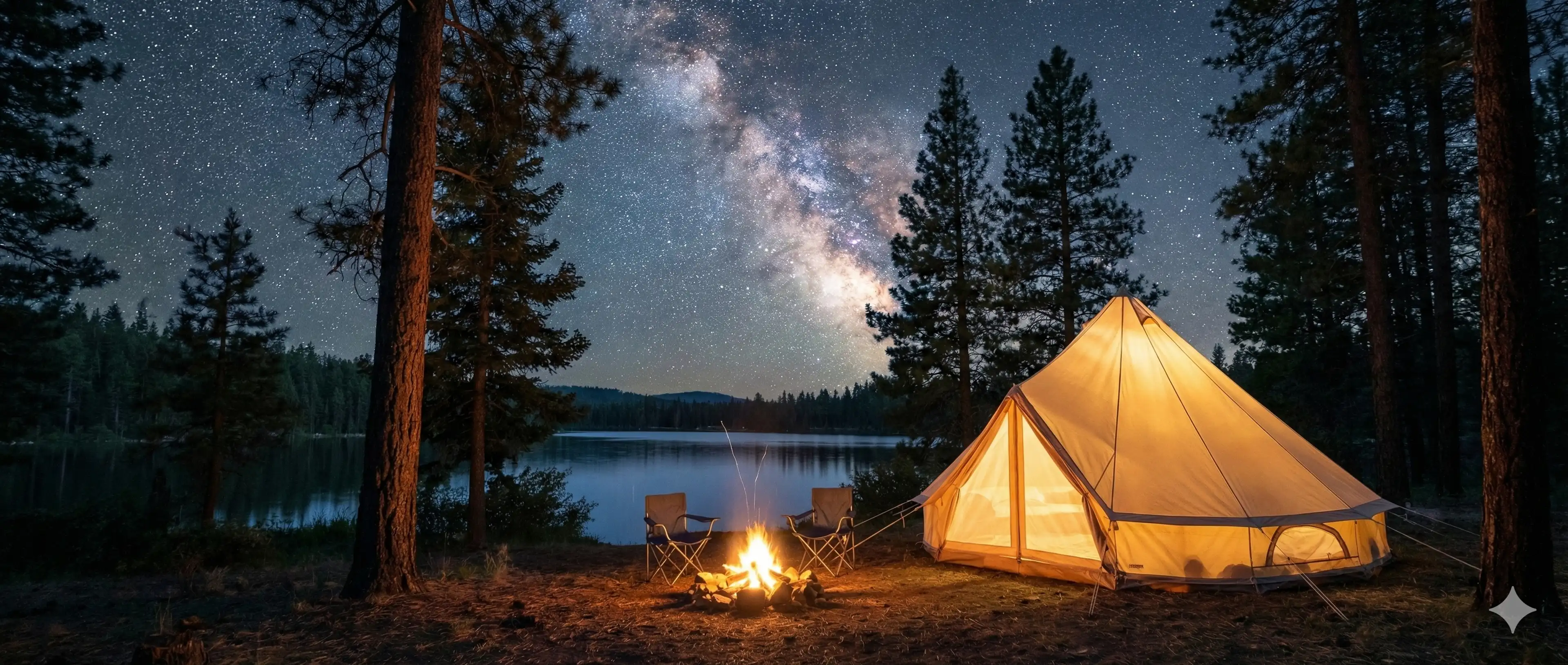 Camping background