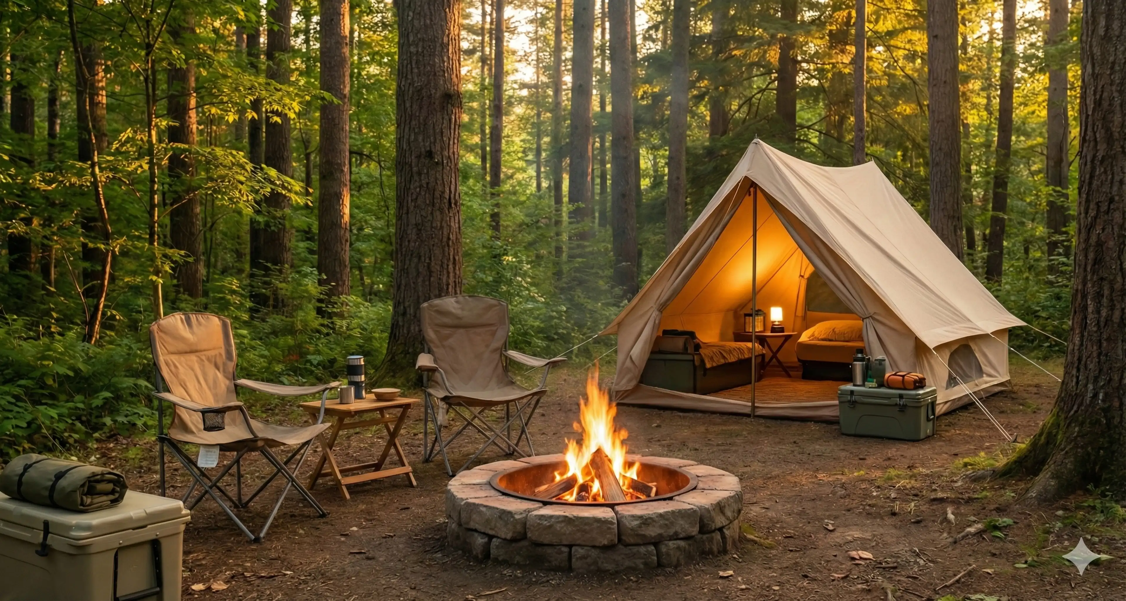 Camping background